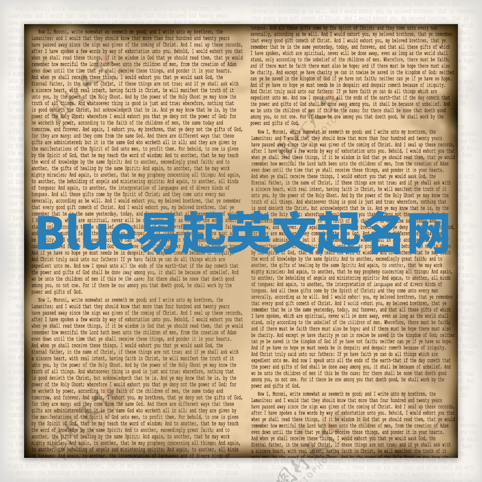 Blue易起英文起名网
