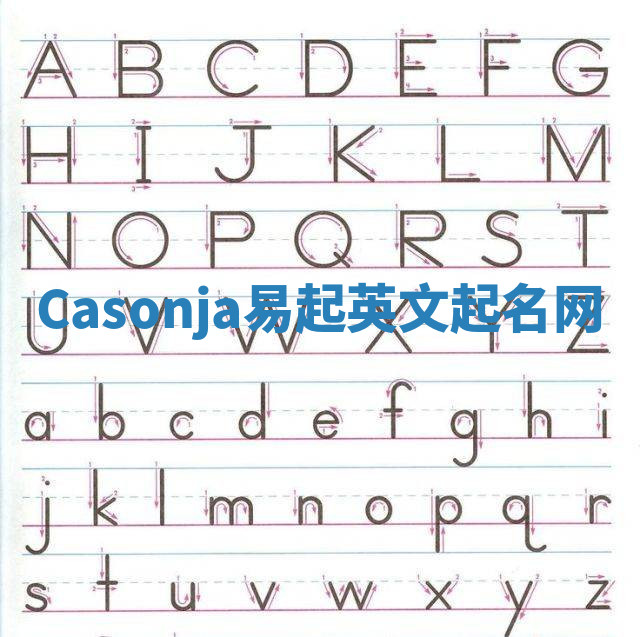 Casonja易起英文起名网
