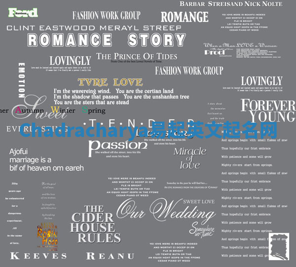 Chadracharya易起英文起名网 Chadracharya易起英文起名网