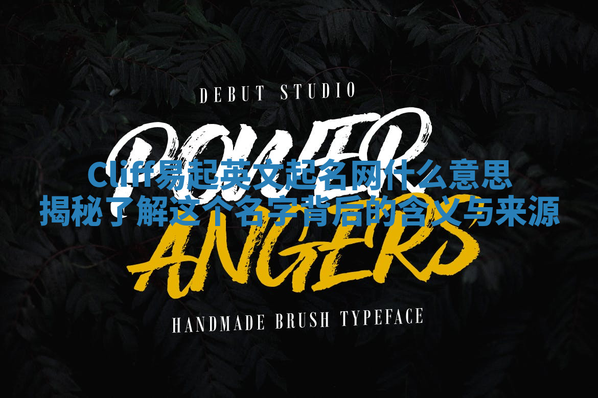 Cliff易起英文起名网什么意思揭秘 了解这个名字背后的含义与来源 Cliff易起英文起名网什么意思揭秘 了解这个名字背后的含义与来源