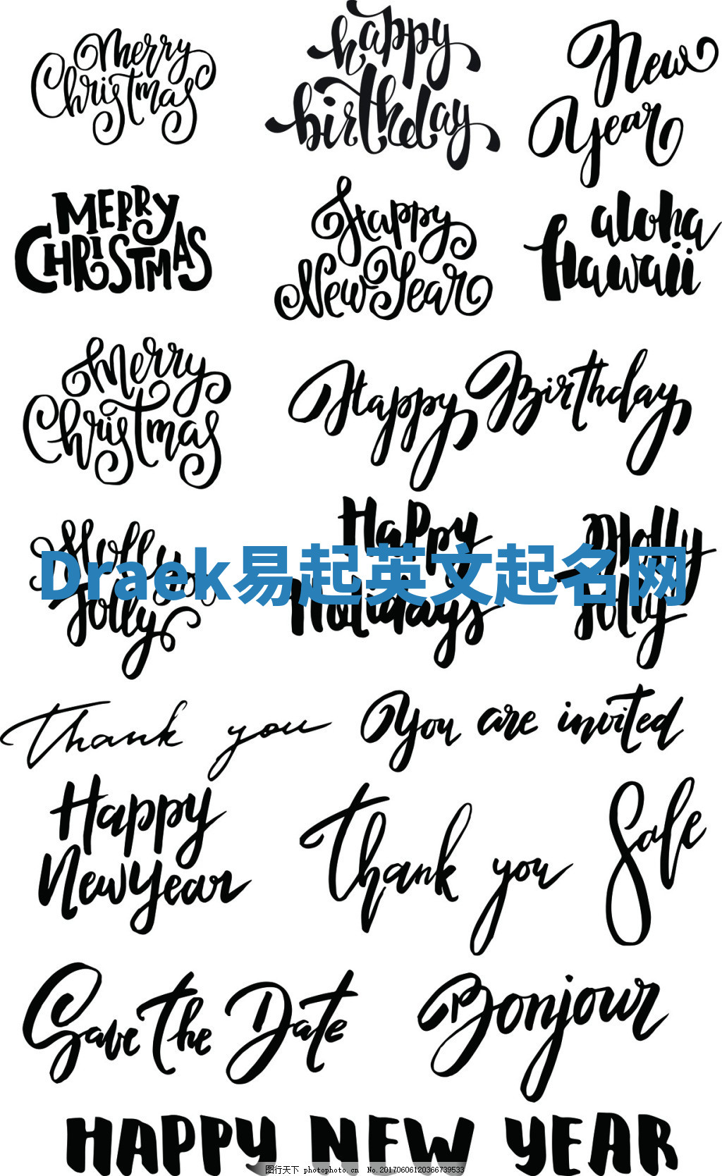 Draek易起英文起名网