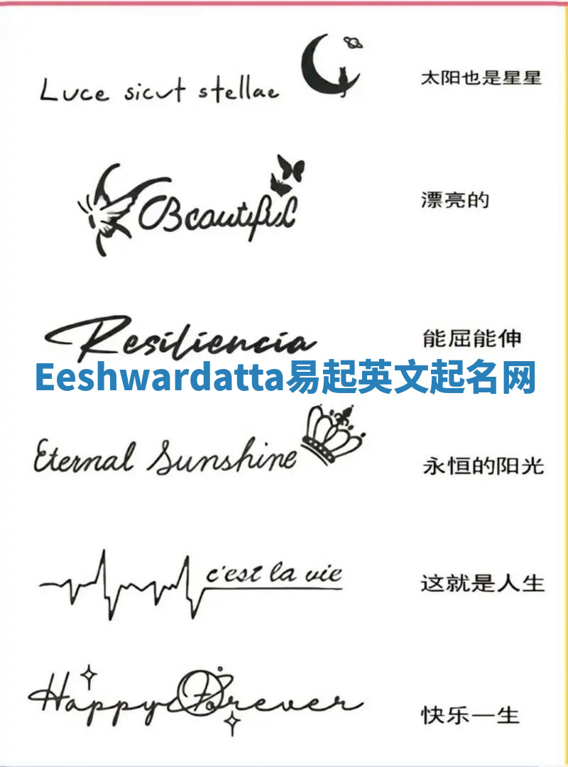 Eeshwardatta易起英文起名网 Eeshwardatta易起英文起名网