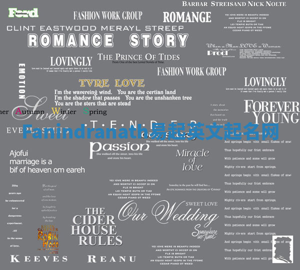 Fanindranath易起英文起名网