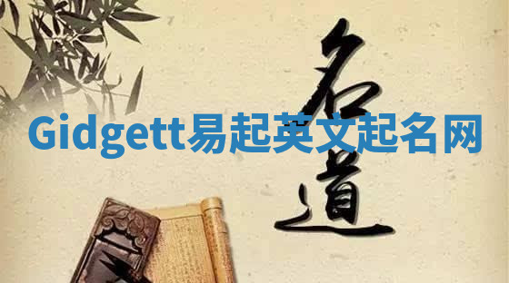 Gidgett易起英文起名网