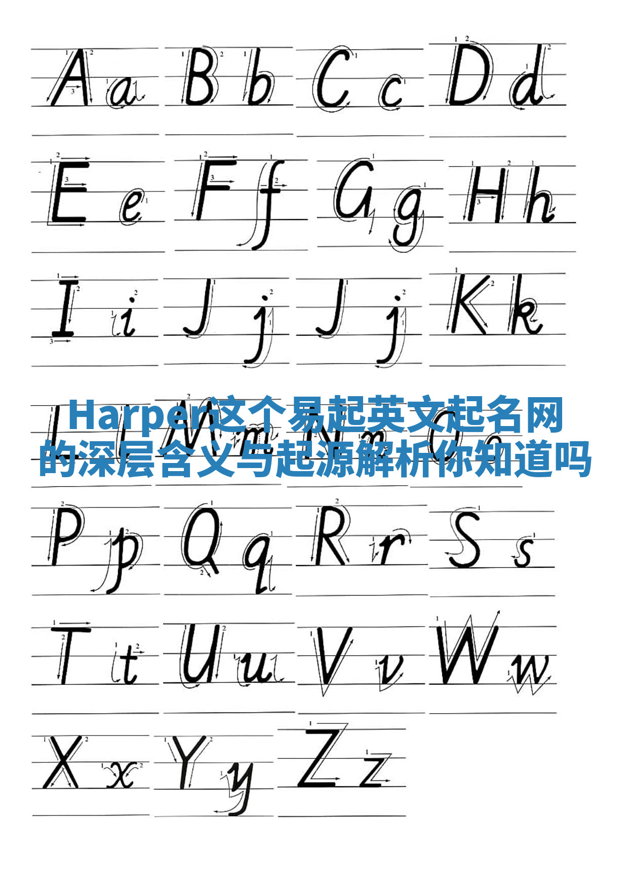 Harper这个易起英文起名网的深层含义与起源解析你知道吗