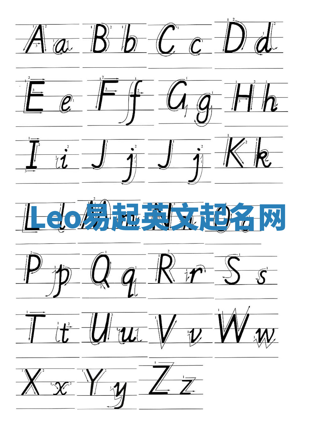 Leo易起英文起名网