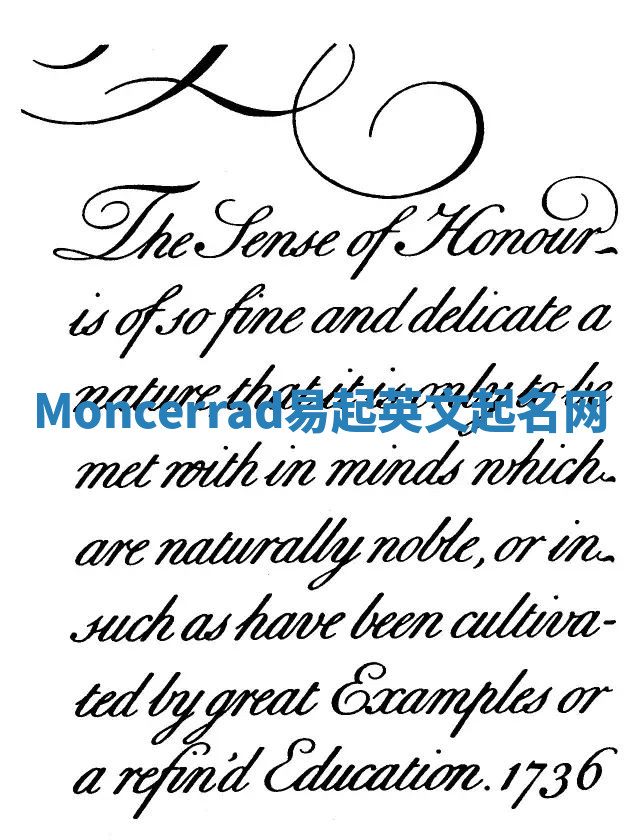 Moncerrad易起英文起名网 Moncerrad易起英文起名网