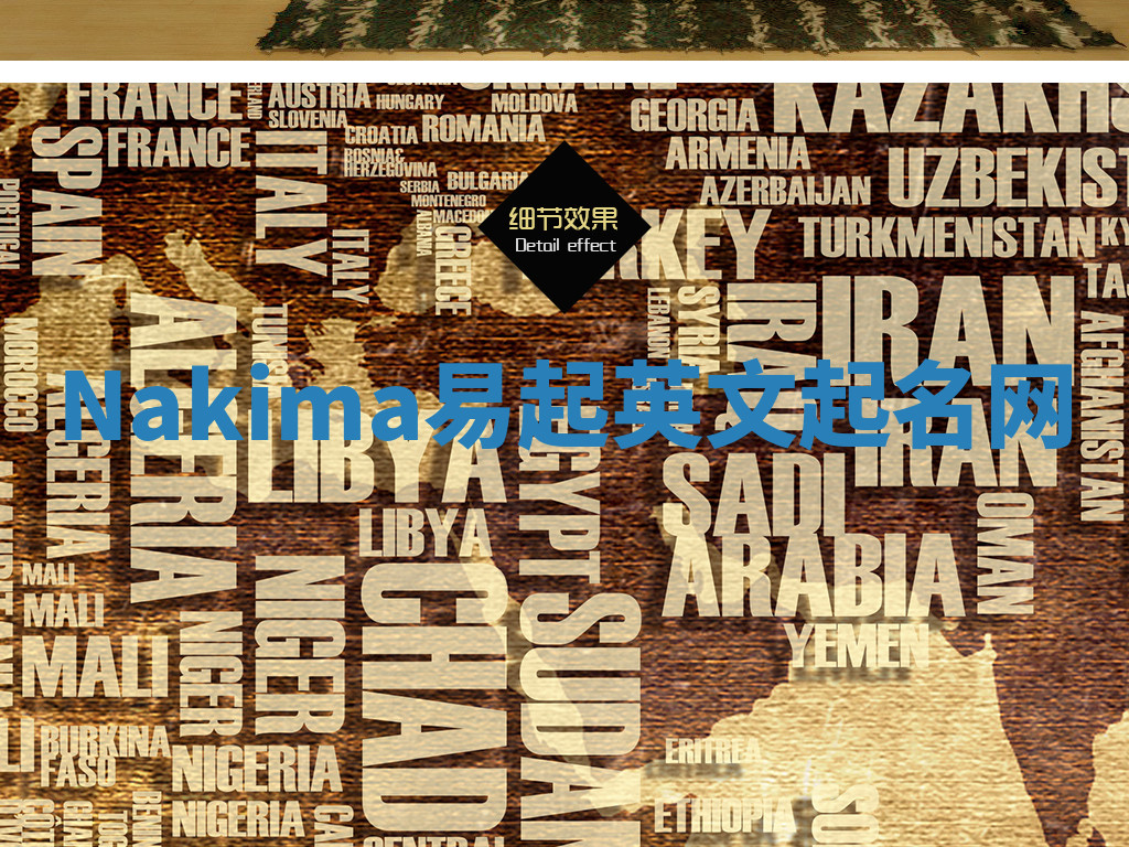 Nakima易起英文起名网 Nakima易起英文起名网