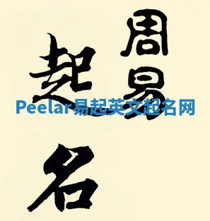 Peelar易起英文起名网