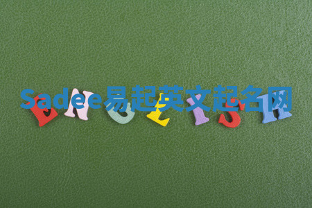Sadee易起英文起名网
