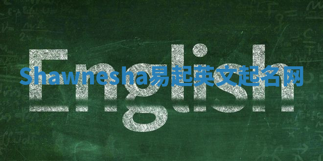 Shawnesha易起英文起名网