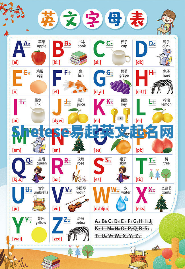 Shelese易起英文起名网